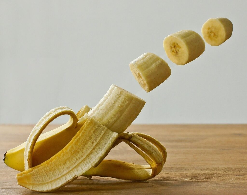 banana, fruit, manipulation, studio, yellow, healthy, food, shell, yummy, vitamins, fresh, pieces, divided, ripe, fruity, banana, banana, banana, banana, banana